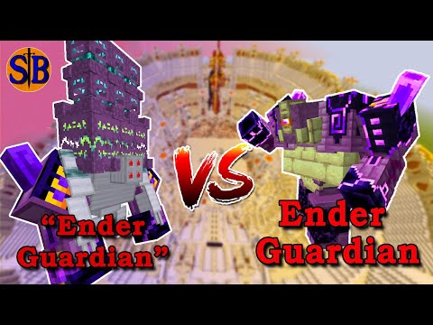 Ender Guardian vs "Ender Guardian" | Minecraft Mob Battle