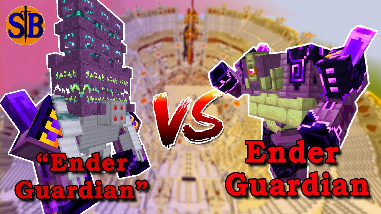 Ender Guardian vs "Ender Guardian" | Minecraft Mob Battle