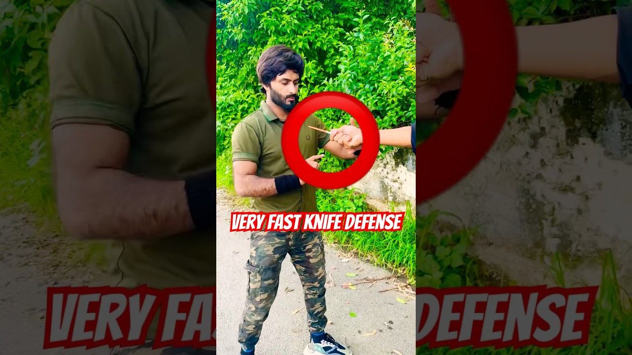 Fast & Effective Knife Defense Technique 🥋 | Master Self-Defense in Seconds