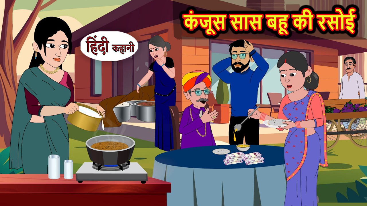 कंजूस सास बहू की रसोई | नैतिक कहानी