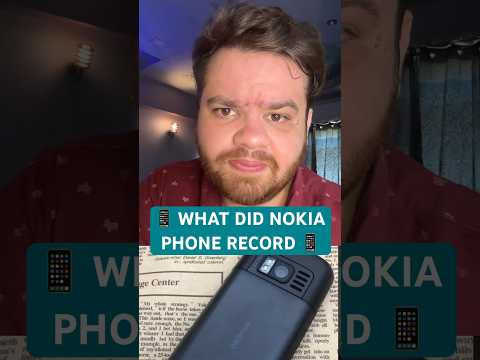 What did Nokia Phone Record π± #savagenewsfurkan