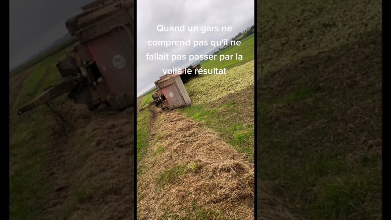 Accident Agricole : Remorque Retourne, Ensilage Fouaré 🚜