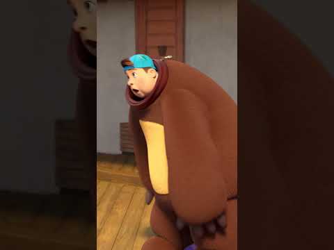 А где же настоящий Мишка? 🧸😲 #Shorts #машаимедведь #ВсадникБезГоловы #MashaandtheBear