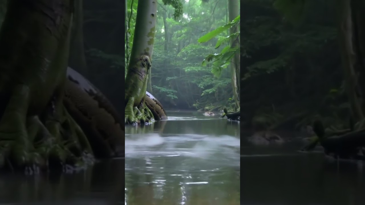 Giant Anaconda Spotted in Amazon Lake π