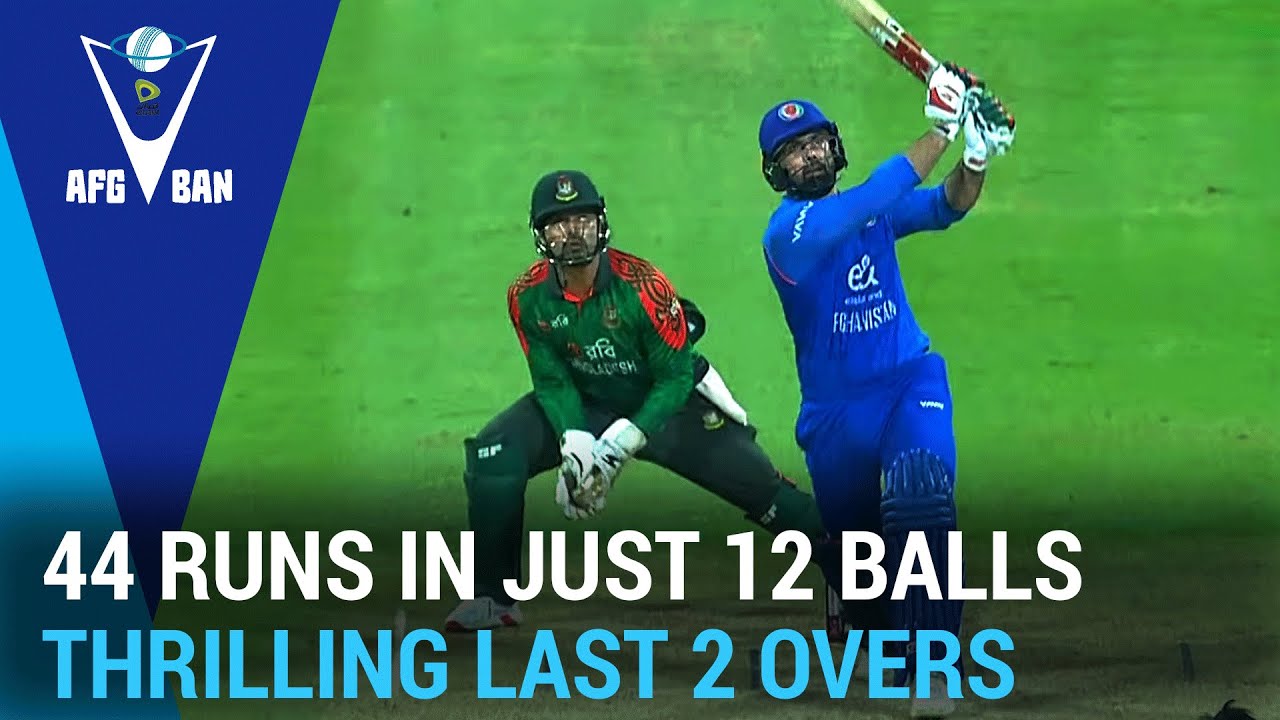 Unstoppable 44 Runs in 12 Balls! π± | Afghanistan vs Bangladesh