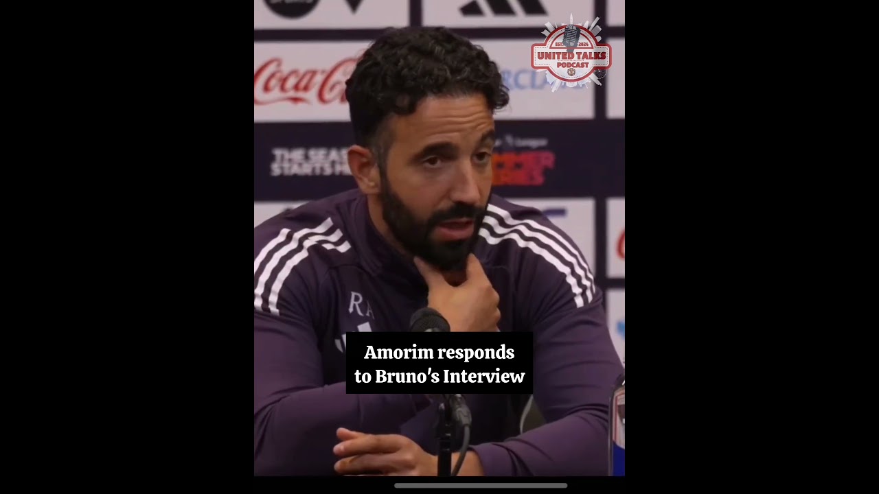 Ruben Amorim Reacts to Bruno’s Controversial Interview 🚨
