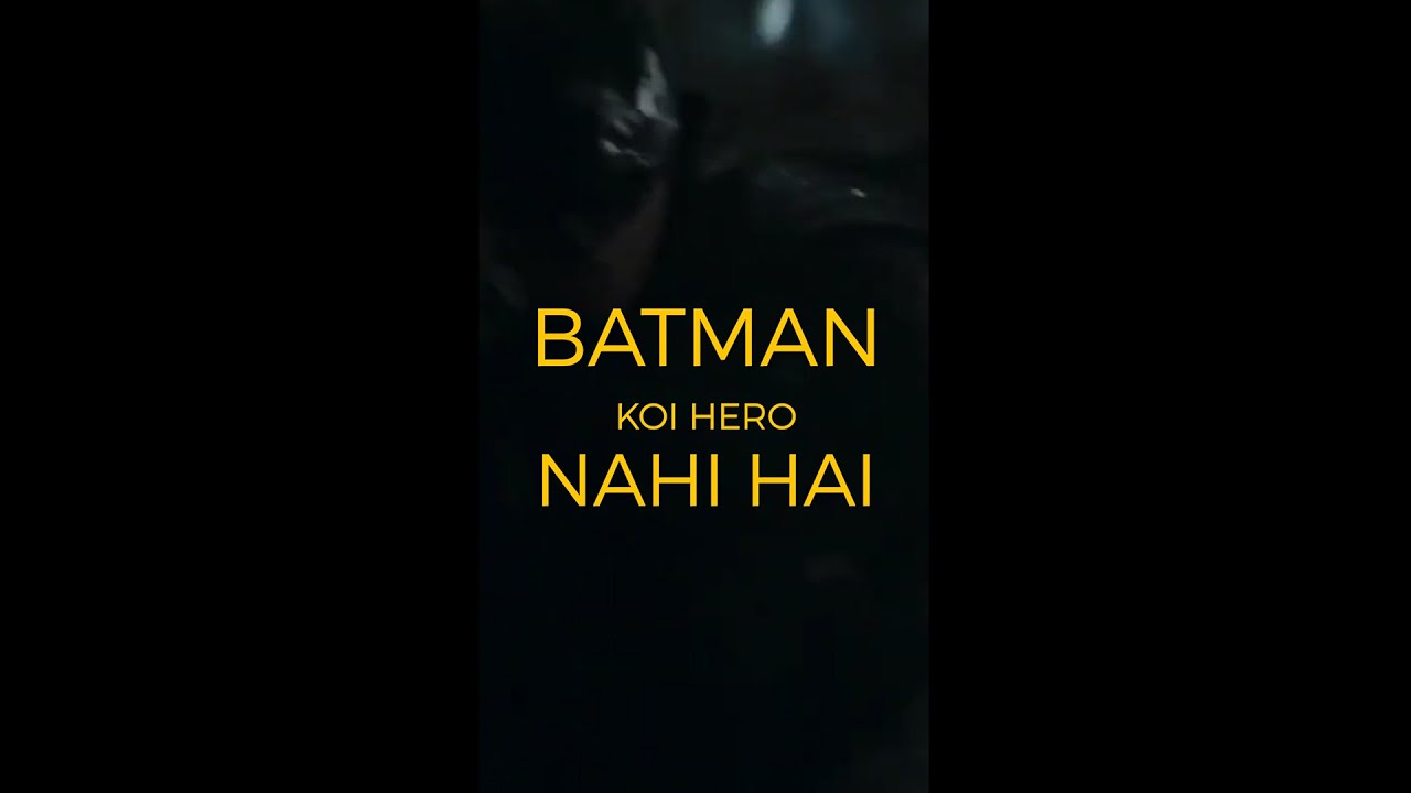 The Batman's Hero? Think Again! 😨