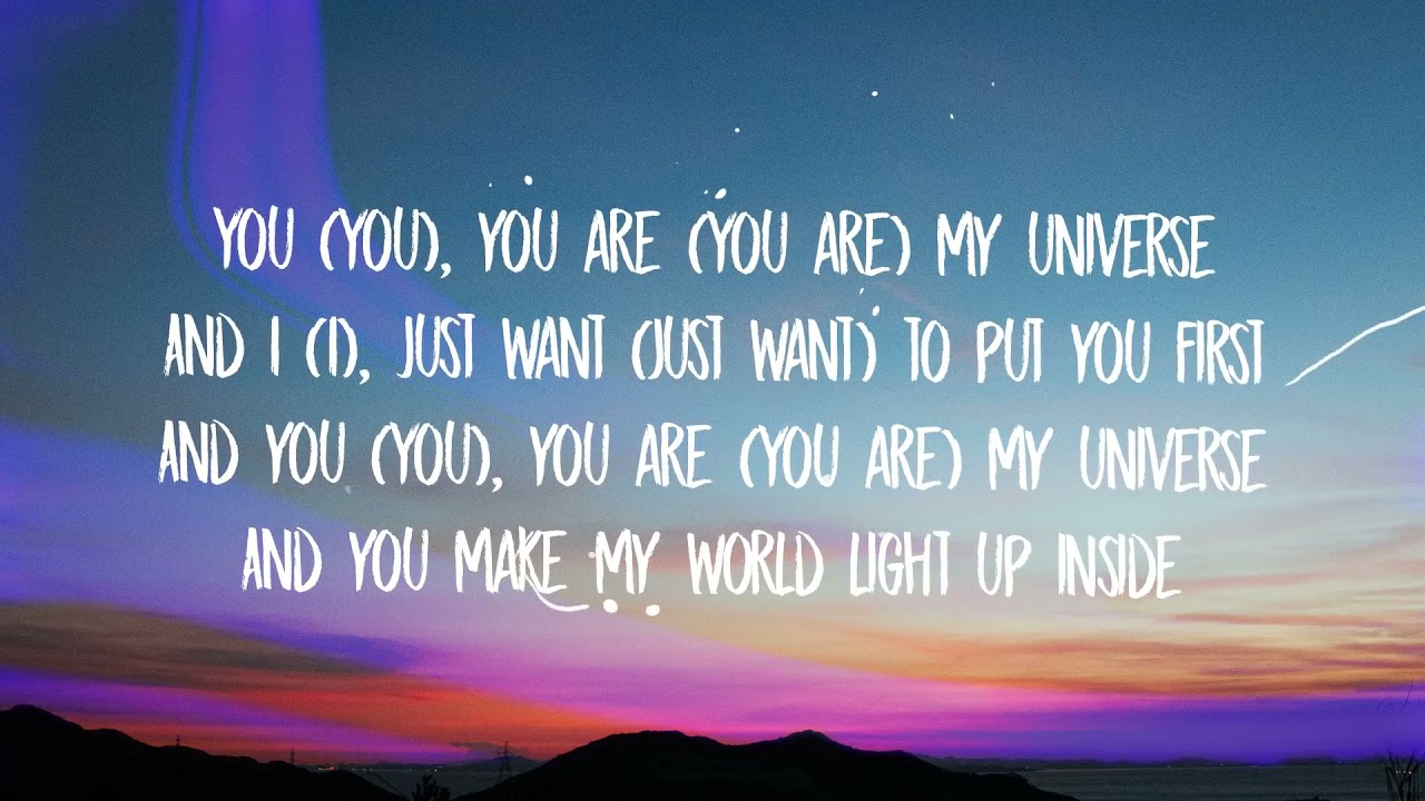 Coldplay & BTS 'My Universe' Lyrics 🎶
