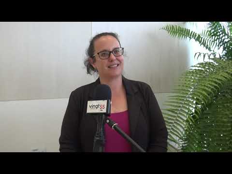 Stéphanie Lacoste, candidate à la mairie de Drummondville