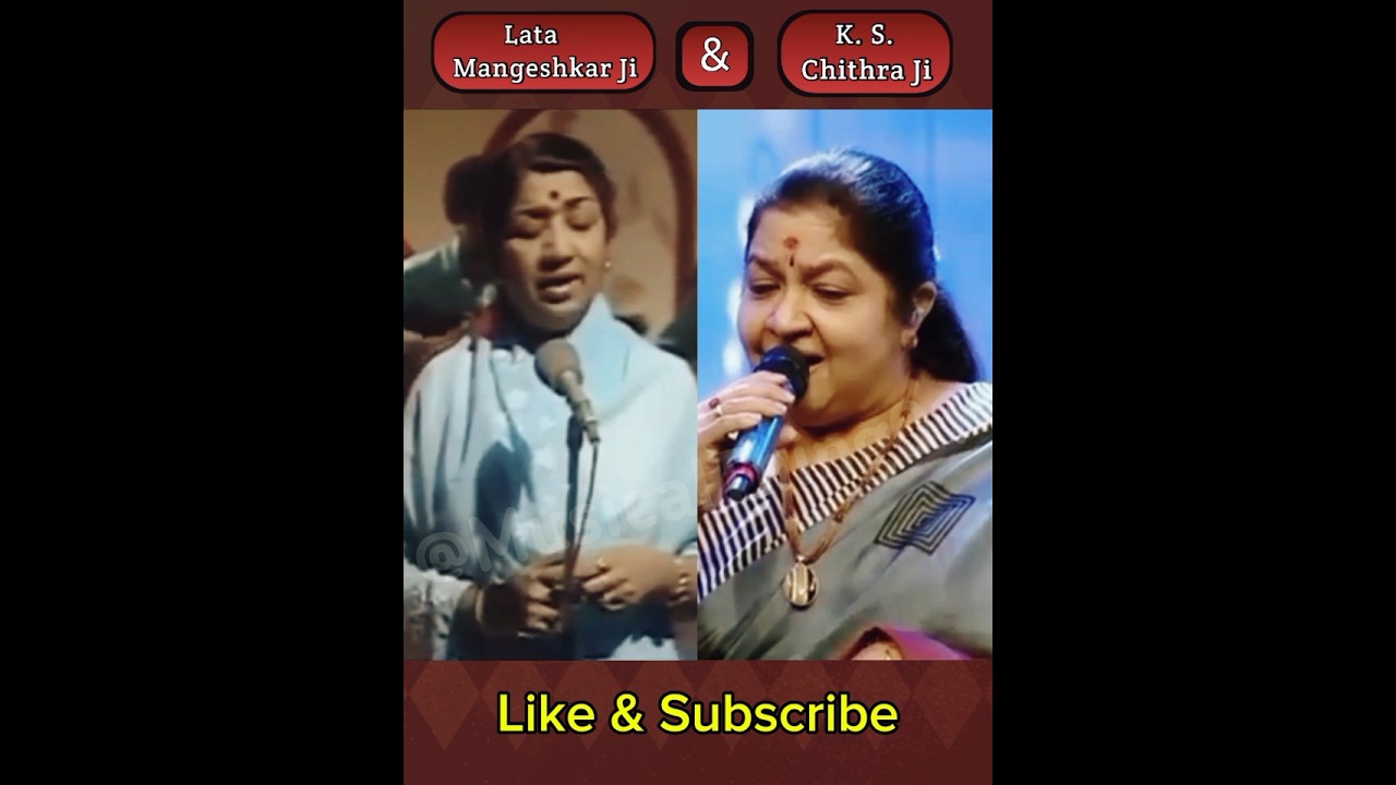 Timeless duet: Lata Mangeshkar & K. S. Chithra's soulful rendition of 'Lag Jaa Gale' 🎶