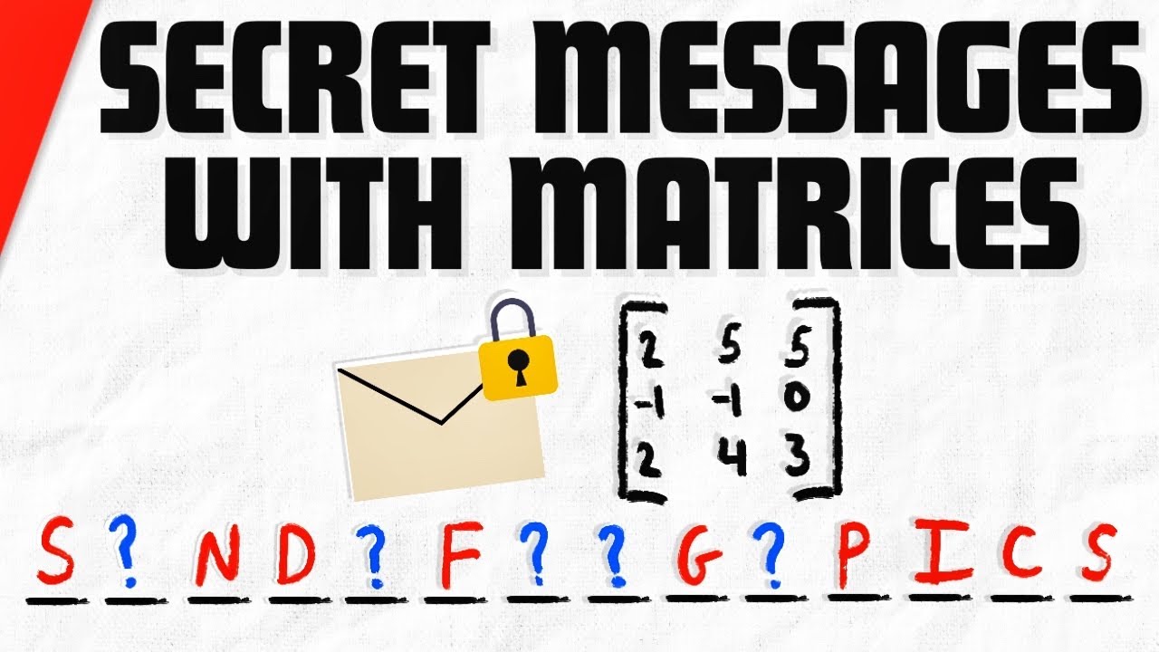 Unlocking Cryptography with Matrices & Linear Algebra 🔐