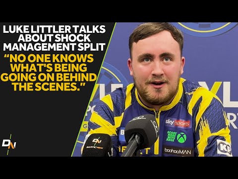 "NO ONE KNOWS WHAT'S BEING GOING ON BEHIND THE SCENES" | Luke Littler Talks SHOCK MANAGEMENT SPLIT