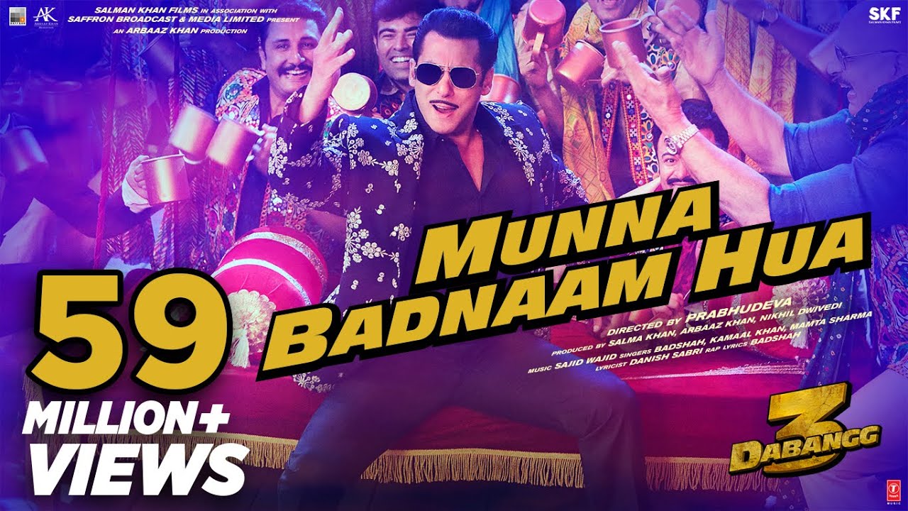 Dabangg 3: Munna Badnaam Hua Song 🎶