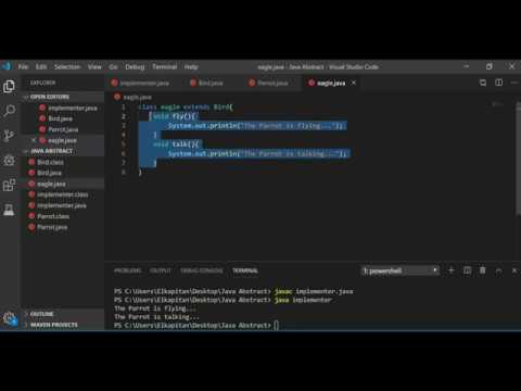 Abstract Class and Methods in Java