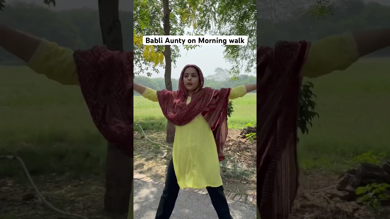 Haryanvi Aunty's Hilarious Morning Walk 😂