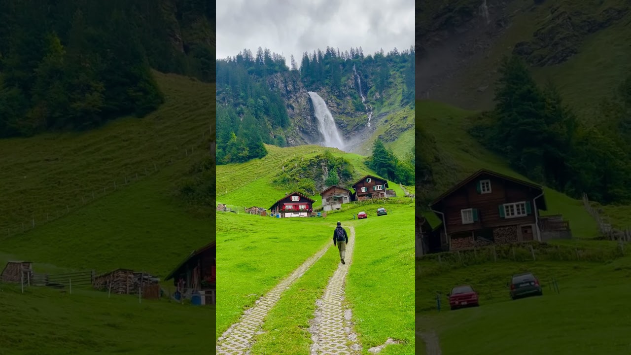 Switzerland's Stunning Waterfalls 🌊