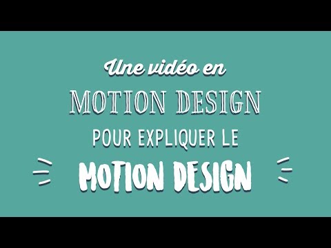 Le Motion Design, c'est quoi ?