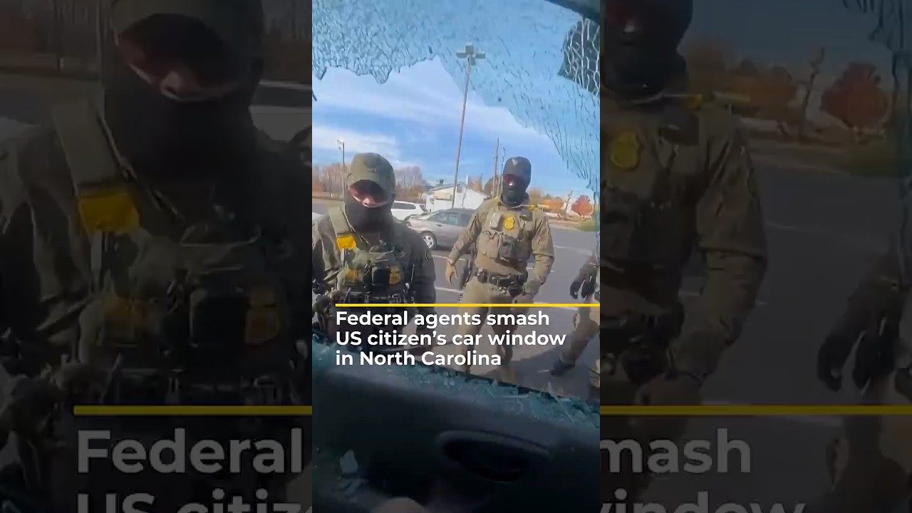 US Citizen's Car Window Smashed by Federal Agents in NC π
