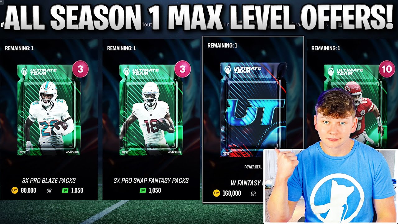 All Season 1 Max Level Offers Now Available! Fantasy Pack and More