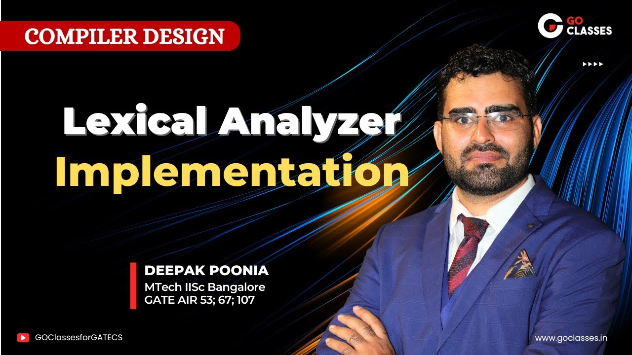 Lecture 3B - Lexical Analyzer Implementation & Practice Questions | Tokenization in Compiler Design