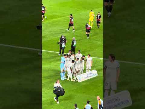 Madridistas in full force at Santiago Bernabéu Stadium in Madrid, Spain #realmadrid #madridista #fyp