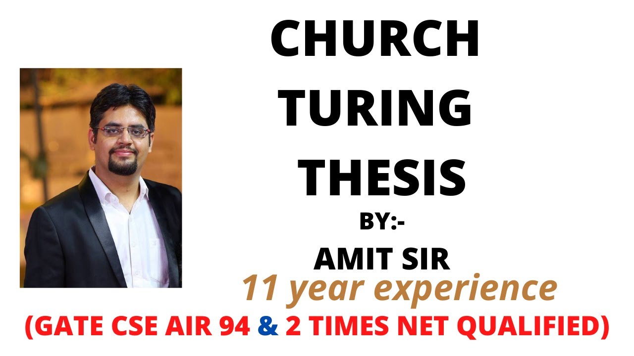 Church-Turing Thesis Explained ๐