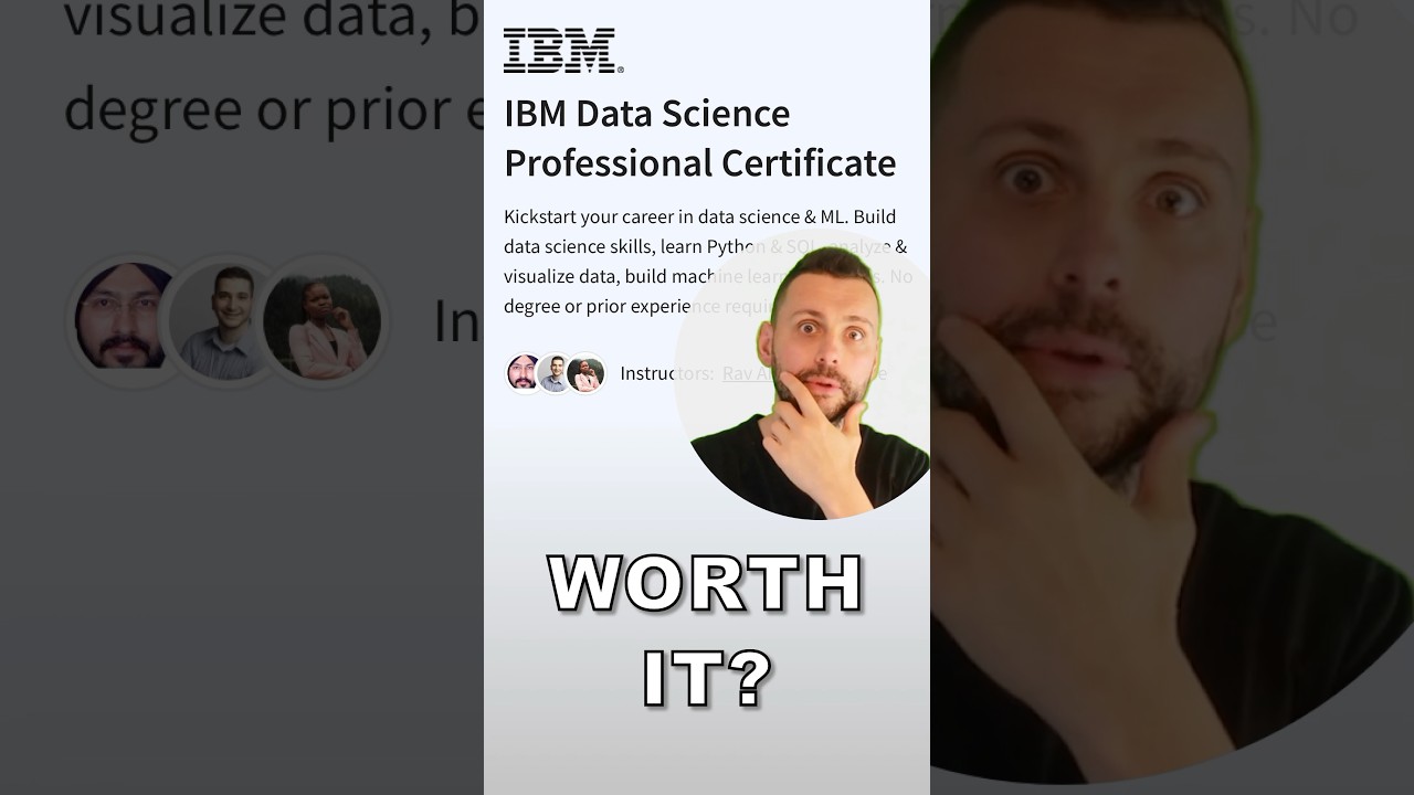 Is the IBM Data Science Professional Certificate Worth It? Find Out Now! 📊