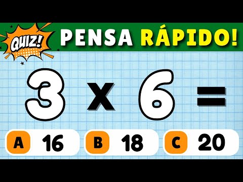 🚨 Quiz de Matemática Com Operações #3 [DUVIDO VOCÊ ACERTAR TODAS]