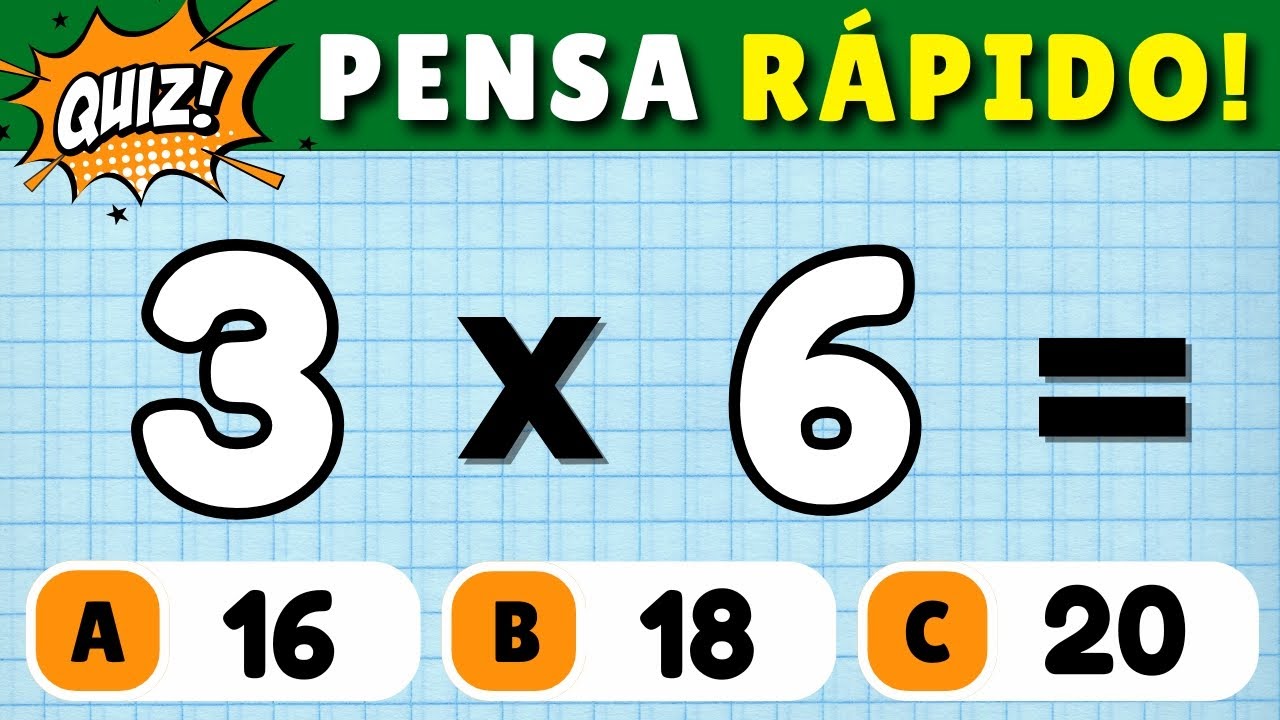 Desafie-se com o Quiz de Matemática: Multiplicações e Operações! 🎯