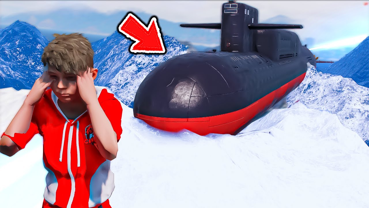 أكبر غواصة في البحر تظهر في فيلم قراند 🚢