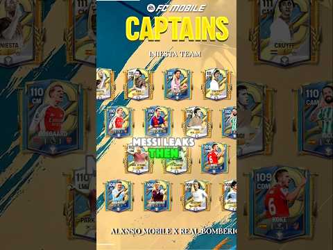 HOW TO GET NEW CAPTAINS EVENT RONALDO MESSI LEAKS IN EA FC FIFA MOBILE 25 #shorts #fcmobile #captain