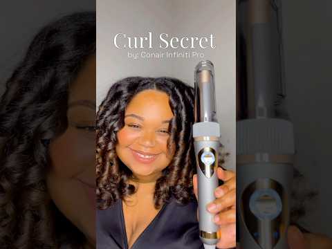 Curly My Natural Hair with Conair Curl Secret #conair #hairtutorial #hairstyle #fypviral #hair #cute