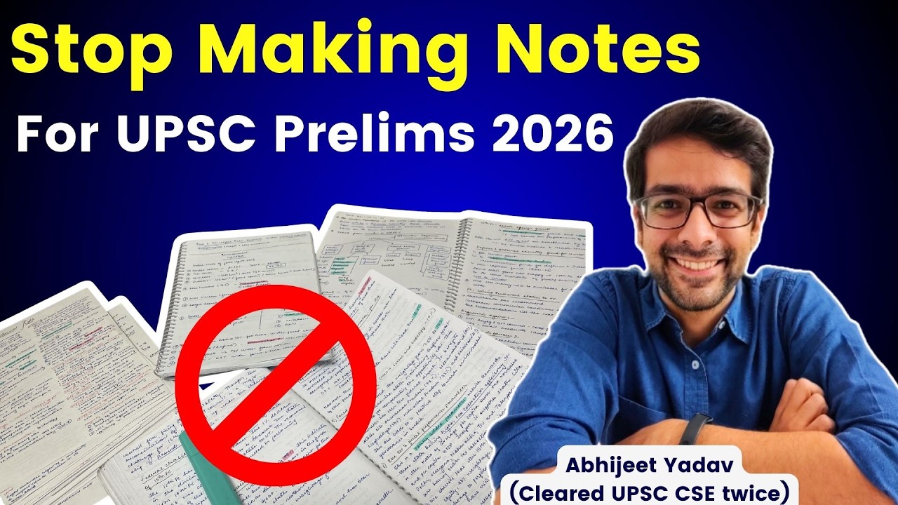 Abhijeet Sir’s Tips for UPSC Prelims 2026 📚