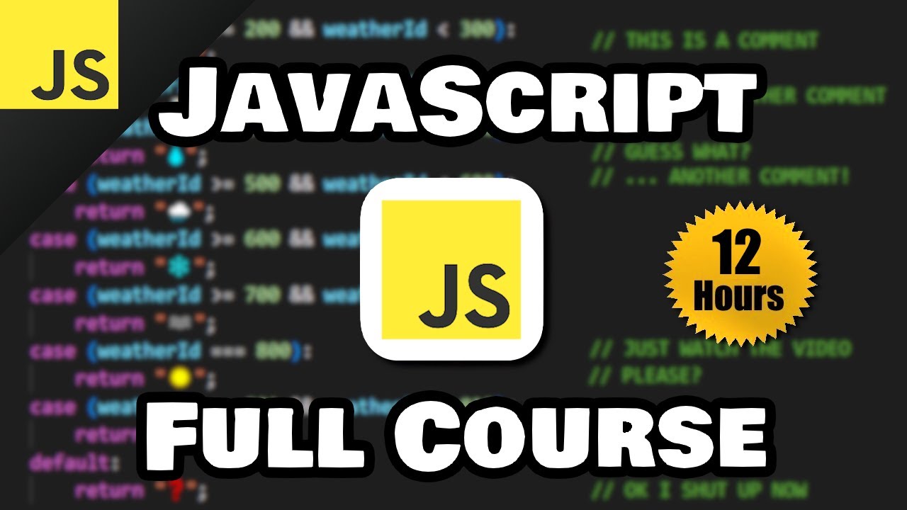 Comprehensive JavaScript Full Course for Beginners