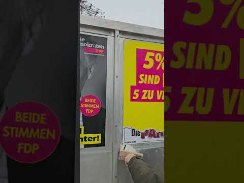 Seit gestern ist das Umland schöner #btw25 #diepartei