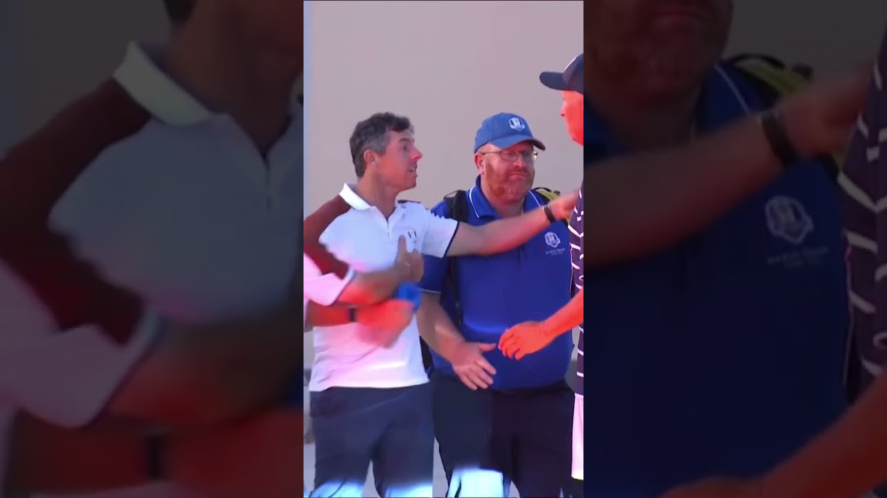 Rory McIlroy and Joe LaCava Engage in Heated Moment During Ryder Cup