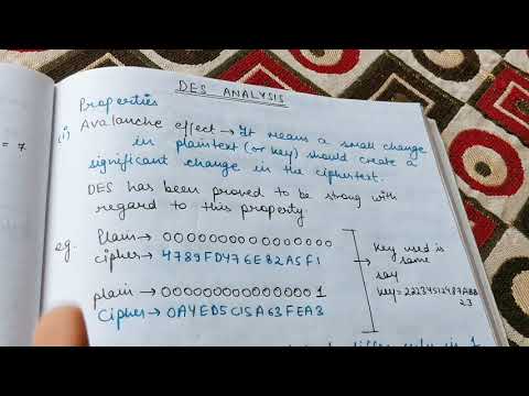 DES Analysis | Avalanche effect and Completeness Effect in DES