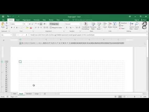How To Make Graph Paper In Excel