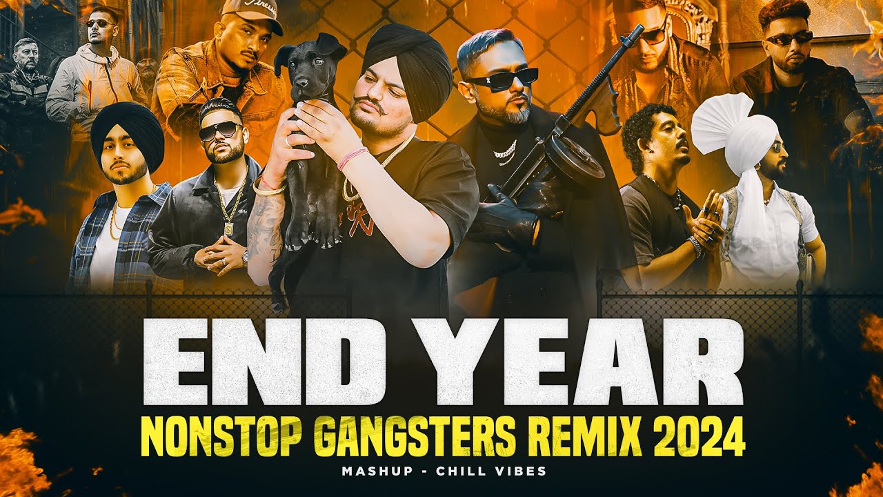 #2024 End Year Mashup -  Nonstop Punjabi Gangsters Remix | Sidhu Moose Wala X Shubh |Nonstop Jukebox
