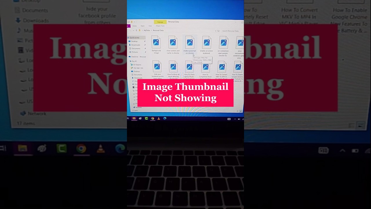 Fix Images and Videos Thumbnails not Showing Windows #shorts #windows #thumbnails #trending