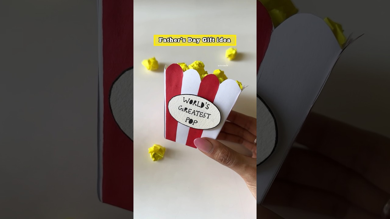 Father's Day Gift Idea 🍿 | QuinnsArte #shorts