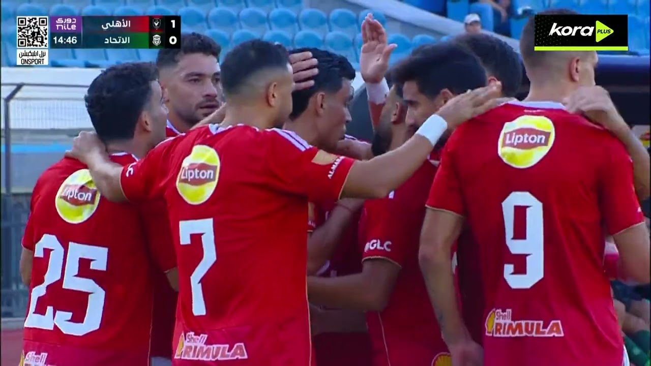 بن شرقي يفتتح التسجيل للأهلي أمام الاتحاد السكندري في الدوري المصري 2025/2026 ⚽