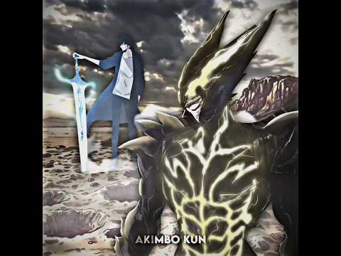 Garou Vs Sung Jin-Woo | One Punch Man X Solo Leveling Edit | #onepunchman #opm #sololeveling #edit