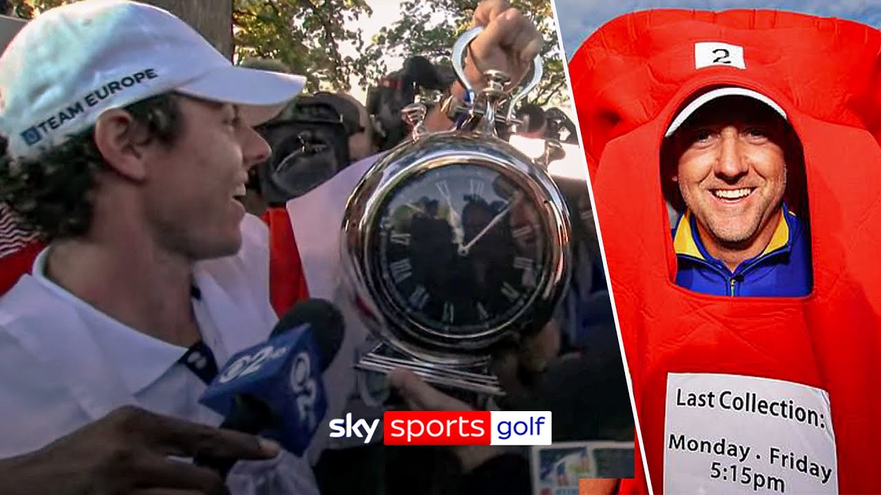 Hilarious Moments from the Ryder Cup! 😂
