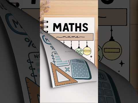 10 different maths front page designs #shorts #frontpage #mathnotebook #backtoschool #mathdoesntsuck