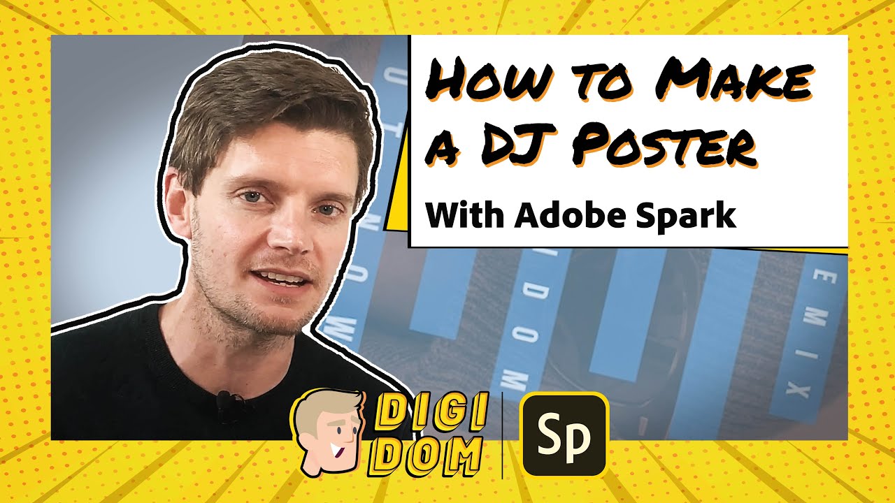 Create a DJ Poster with Adobe Spark 📱