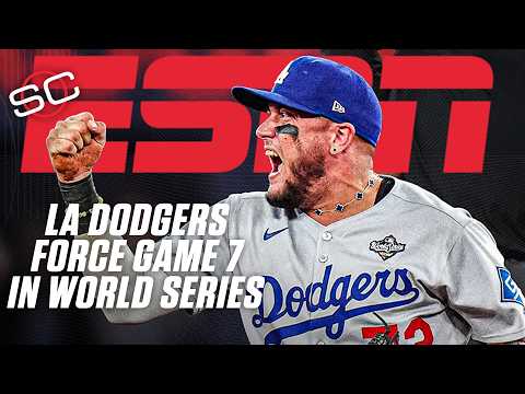 GAME 6 FULL REACTION ⚾️ Dodgers force GAME 7 after bizarre 9th-inning dead ball | SportsCenter