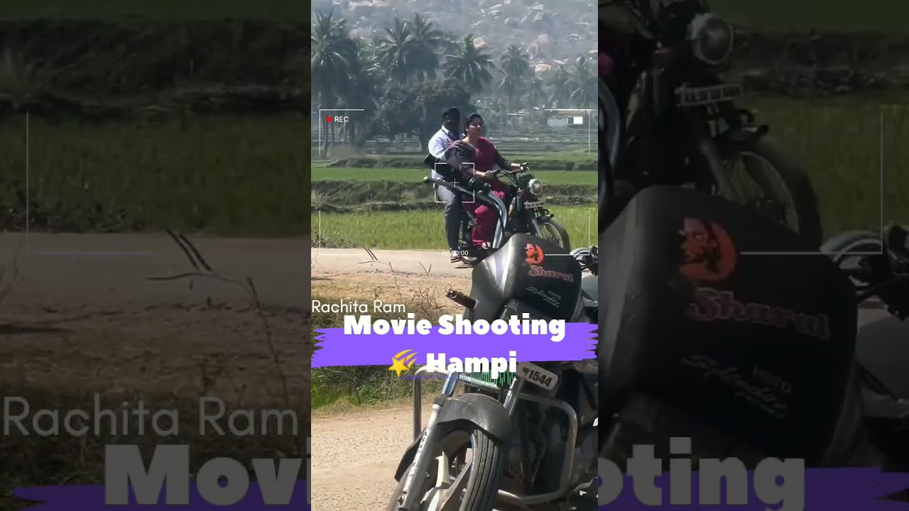 #shortsviral: Rachita Ram Shooting in Namma Hampi 🎥