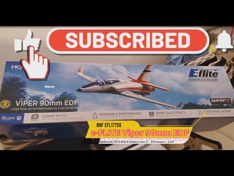 E-flite Viper 90mm EDF BNF, AS3X, Safe Select, Thrust Reverse