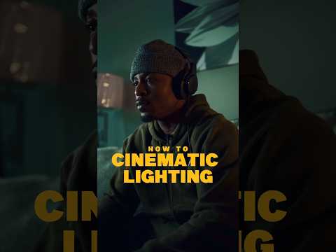 Cinematic lighting for beginners #lighting #cinematic #filmmaking #videography #tutorial #howto